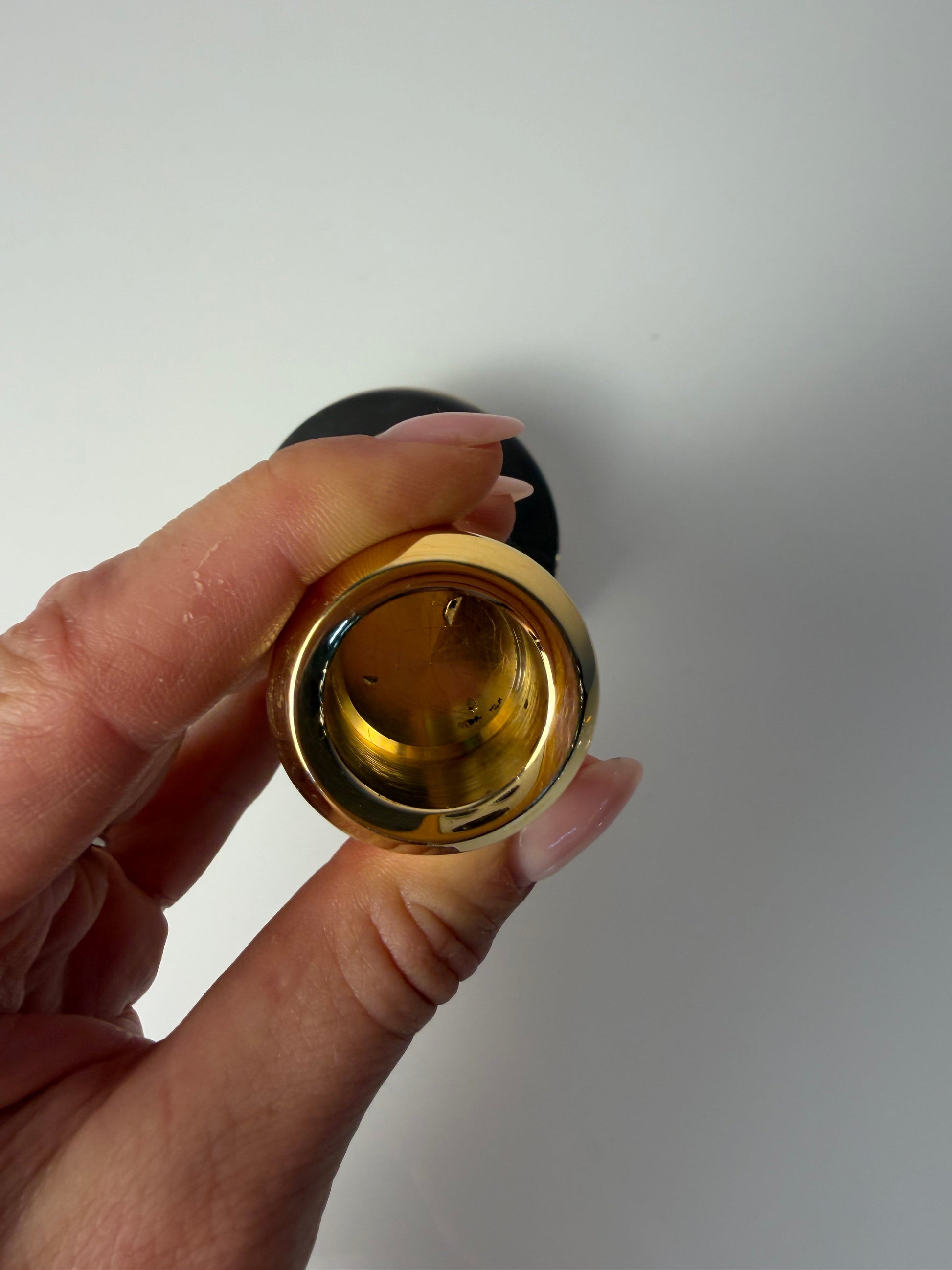 Vintage Kerzenständer 24 Karat vergoldet von Hugo Asmussen für Asmussen Design
