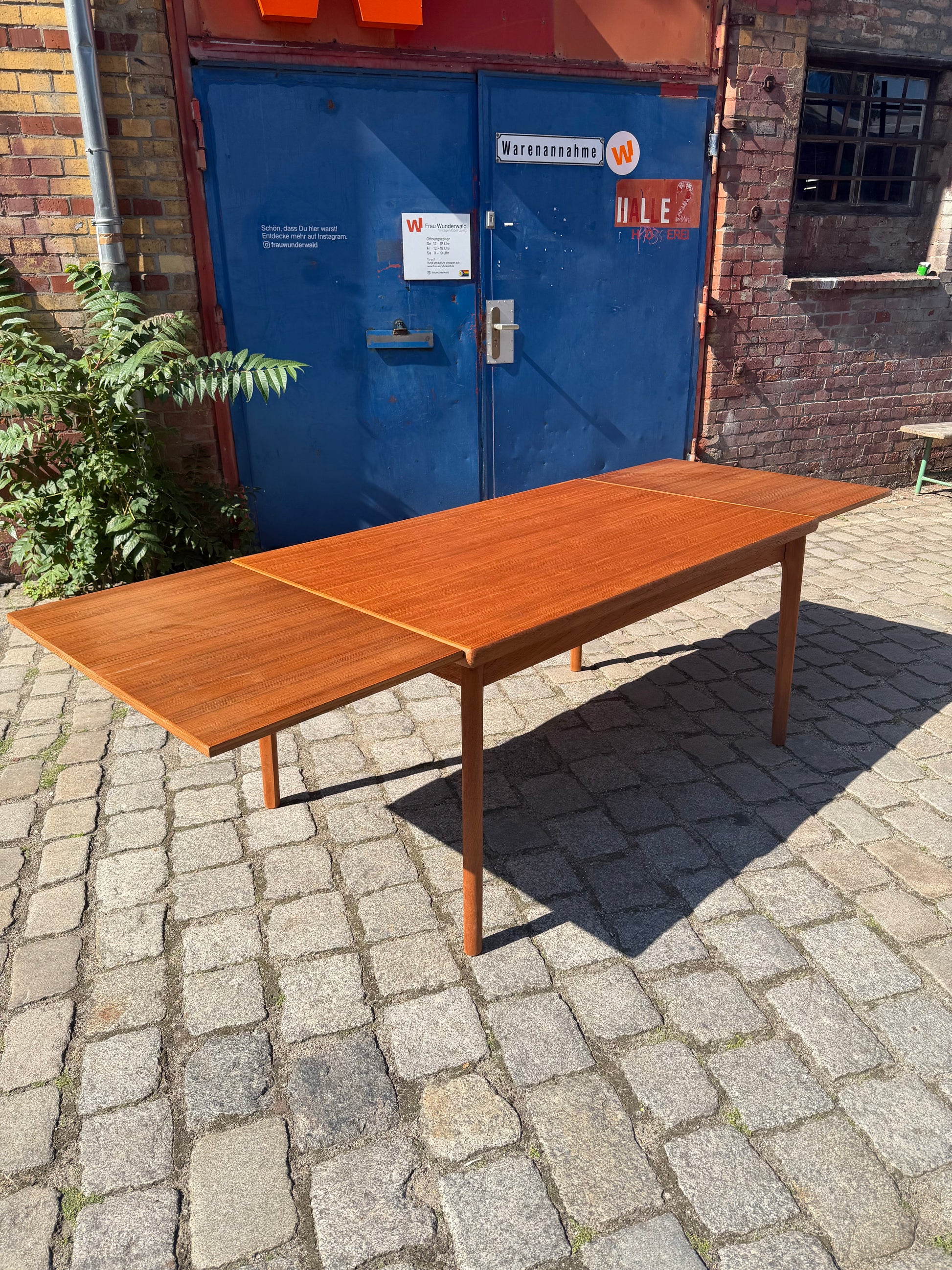 Vintage Esstisch Teak ausziehbar von Henning Kjærnulf