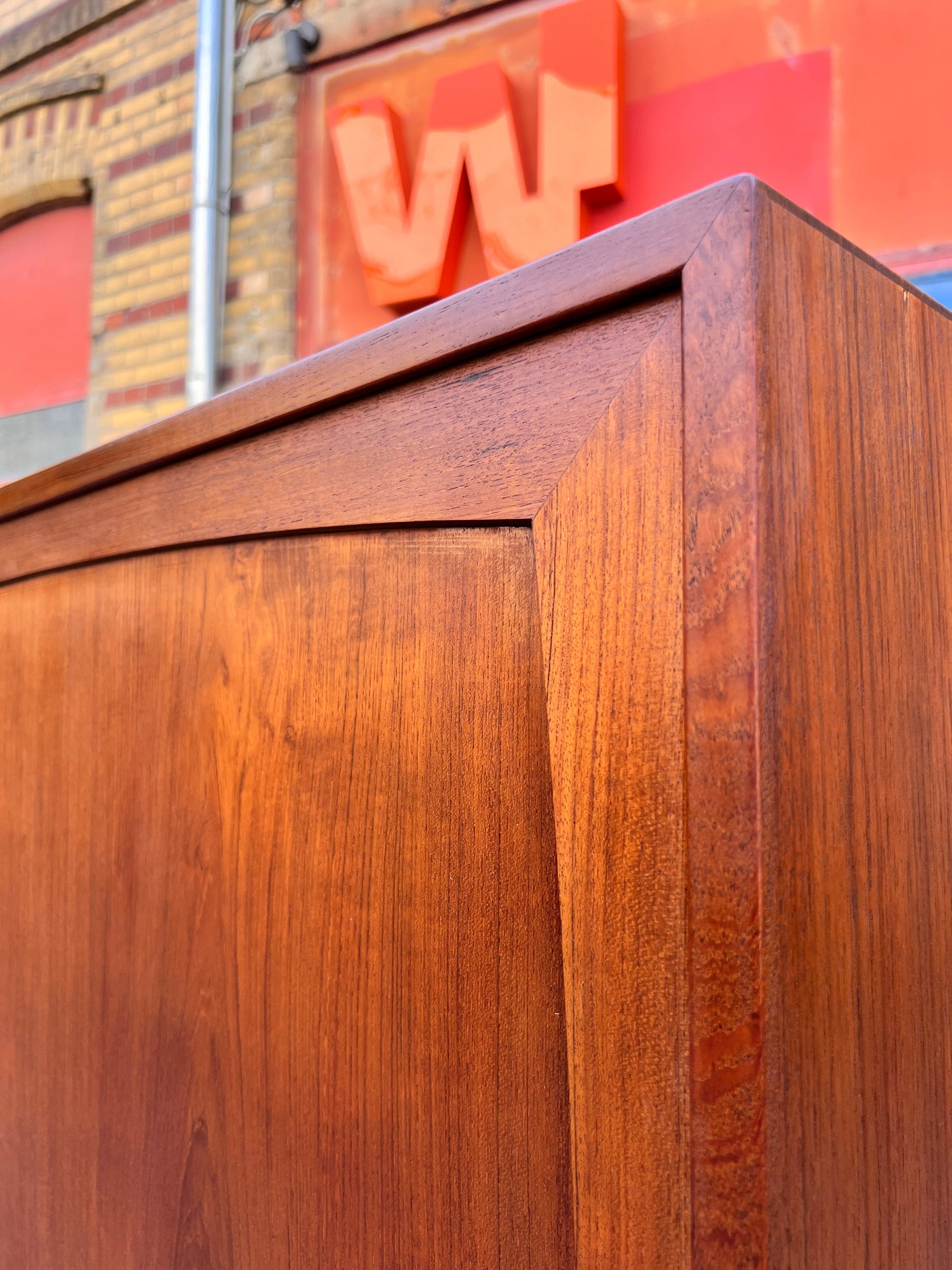 Vintage Highboard Teak aus Dänemark