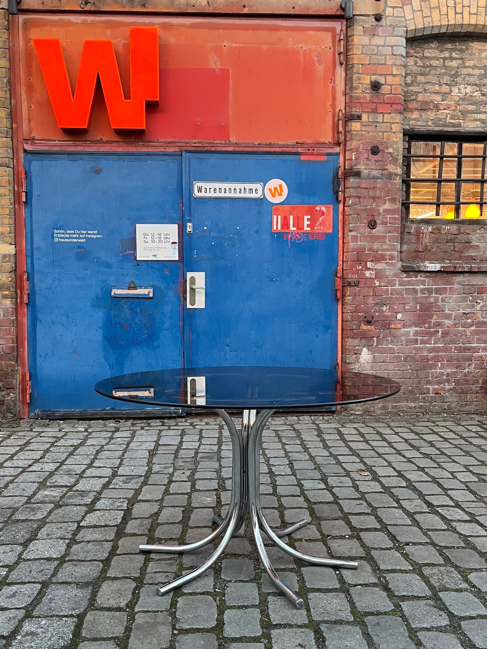 Vintage Esstisch Rauchglas von Gastone Rinaldi für Gastone Rinaldi