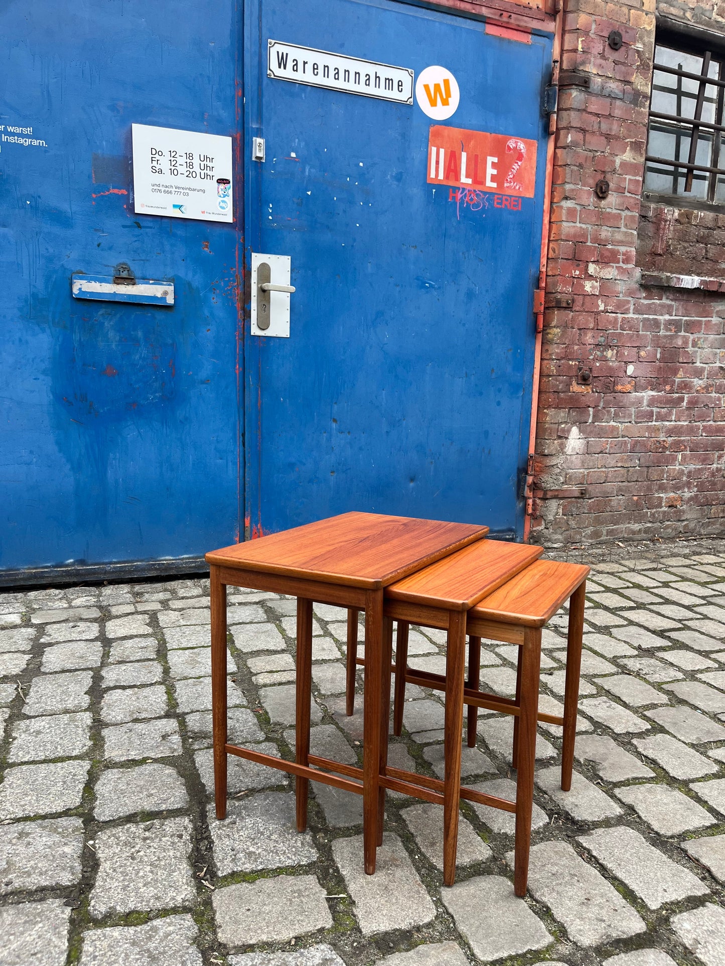 Vintage Satztisch von Opal Kleinmöbel aus Teak