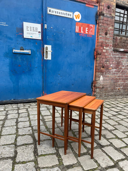 Vintage Satztisch von Opal Kleinmöbel aus Teak