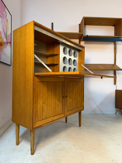 Vintage Barschrank Eiche von Rud Thygesen und Johnny Sørensen für HG Furniture