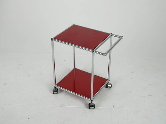 USM Haller Barwagen Rubinrot