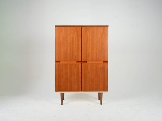 Vintage Barschrank Teakholz, Mid-Century Modern