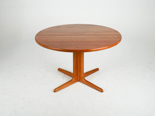 Vintage Esstisch Teak rund ausziehbar Mid-Century