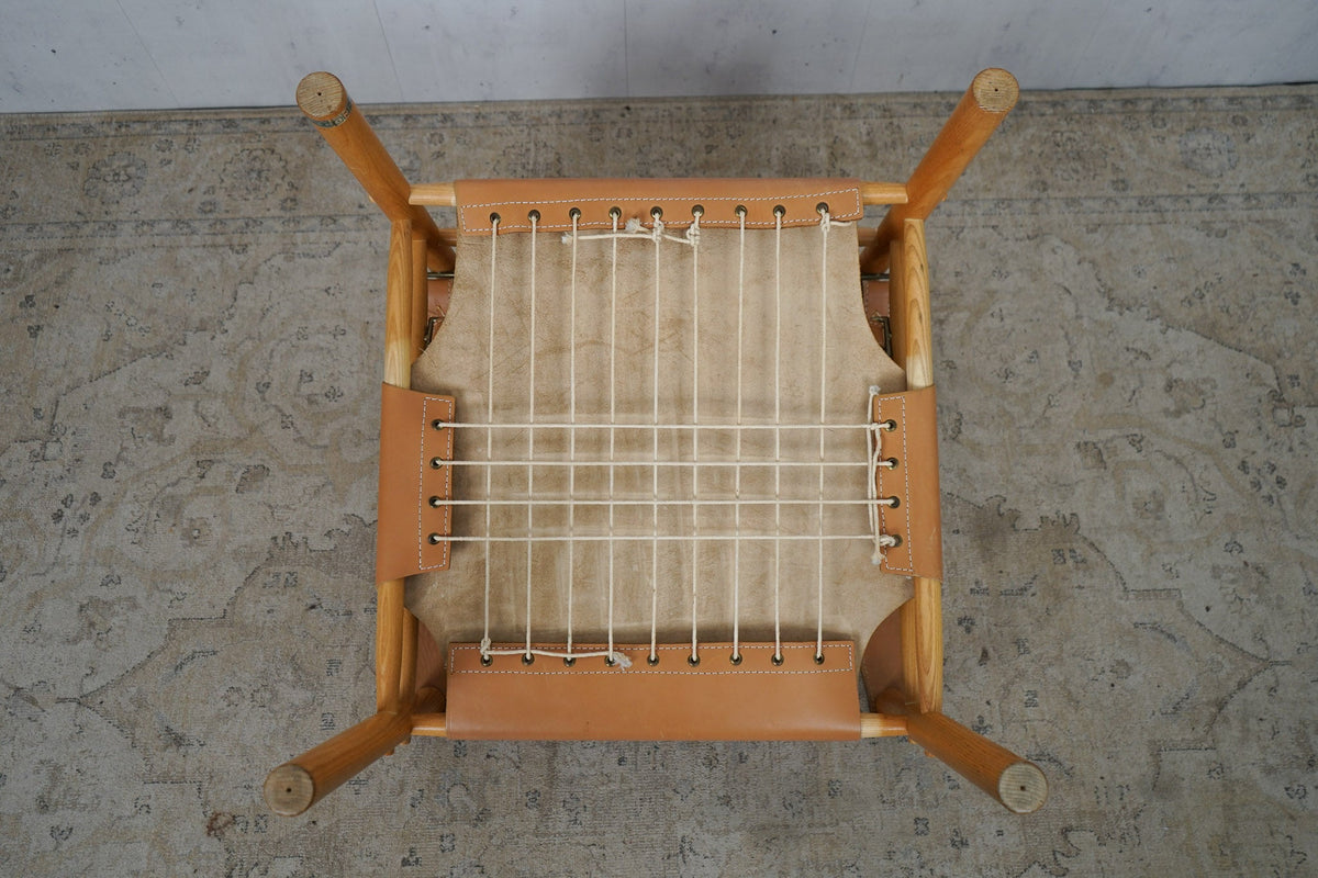 Vintage Safari Sirocco Chair by Arne Norell brown