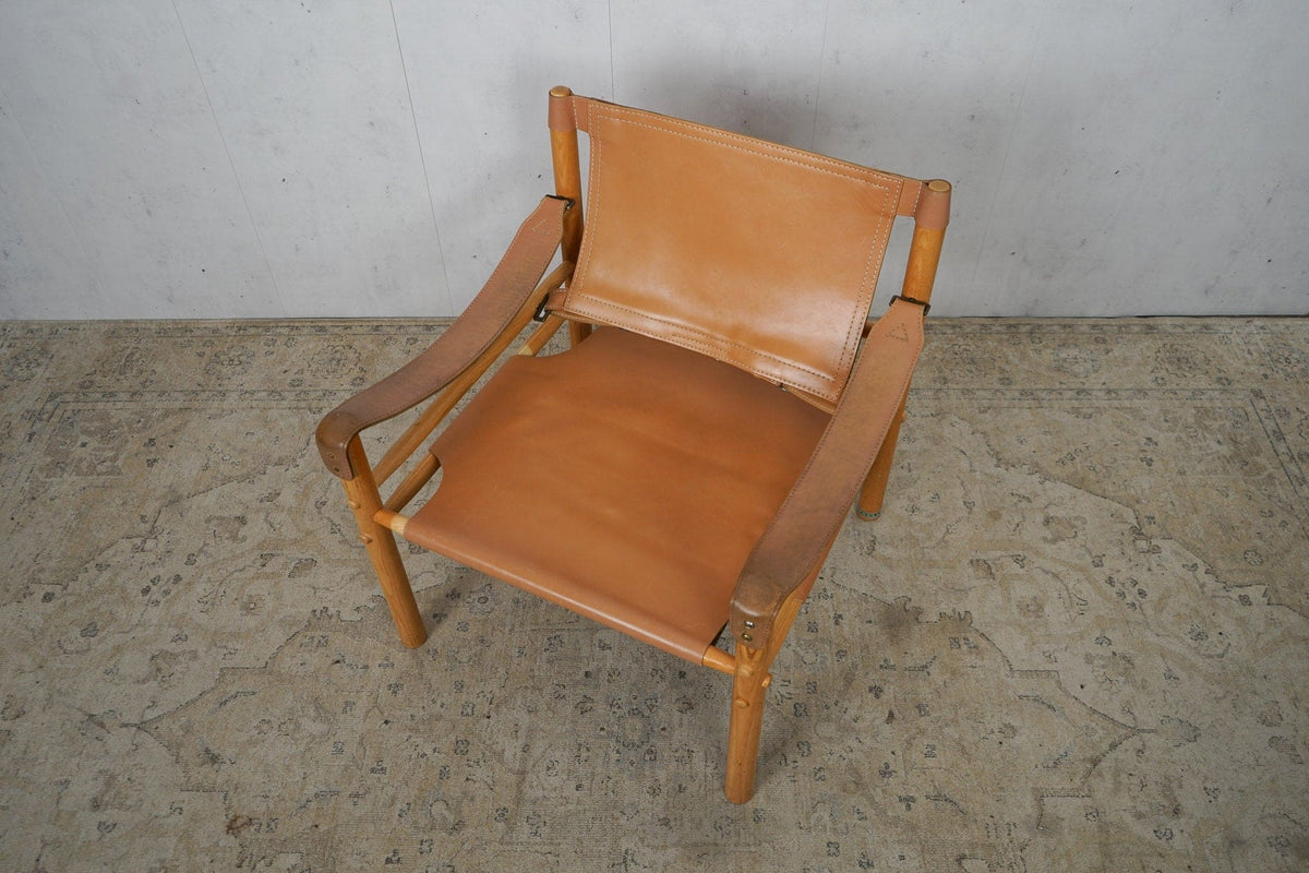 Vintage Safari Sirocco Chair by Arne Norell brown