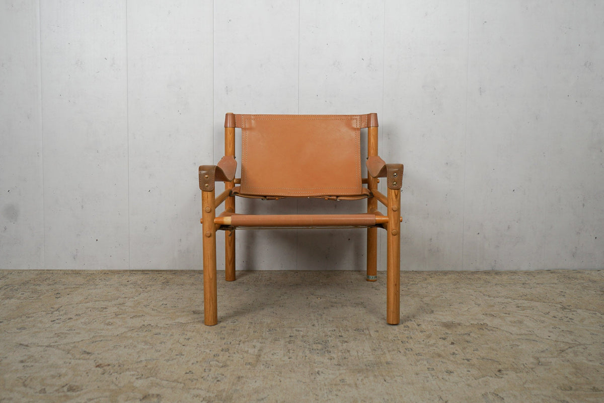 Vintage Safari Sirocco Chair by Arne Norell brown