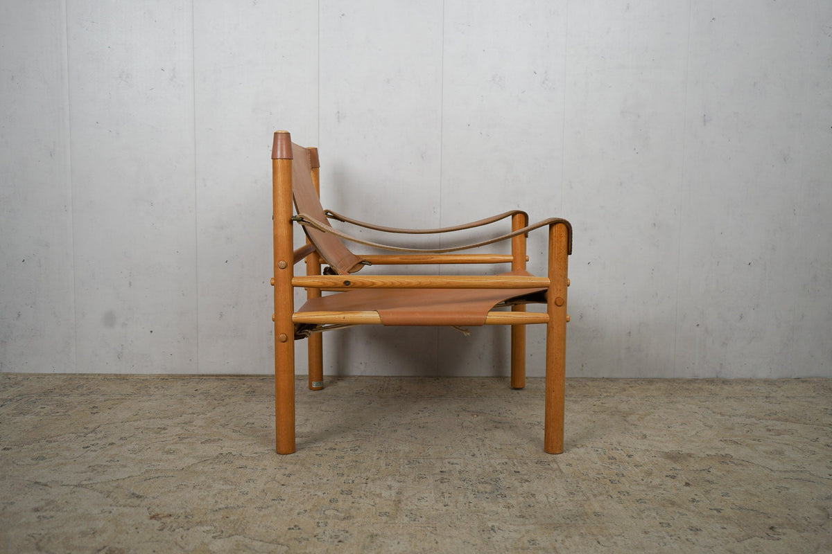 Vintage Safari Sirocco Chair by Arne Norell brown