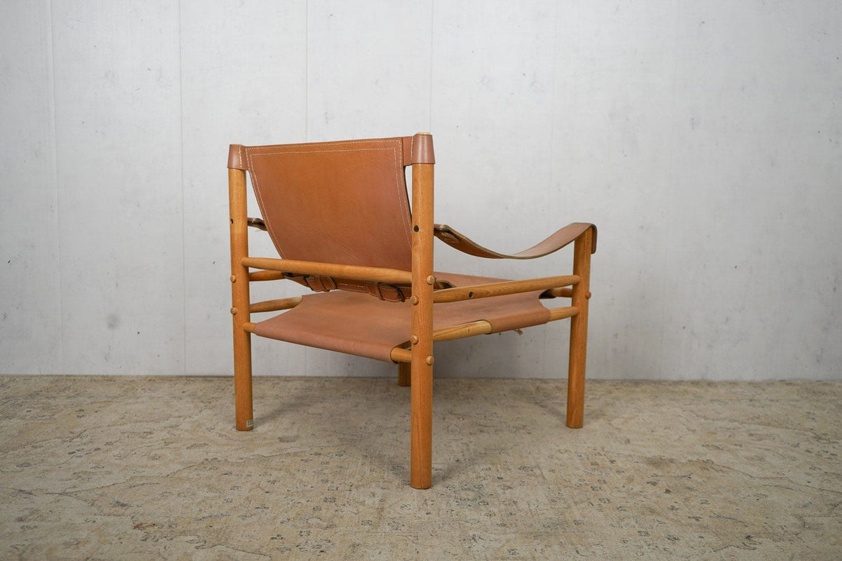 Vintage Safari Sirocco Chair by Arne Norell brown