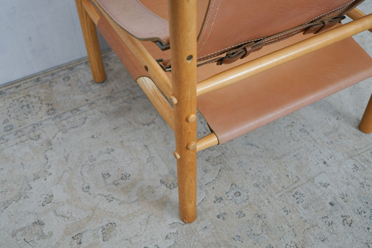 Vintage Safari Sirocco Chair by Arne Norell brown