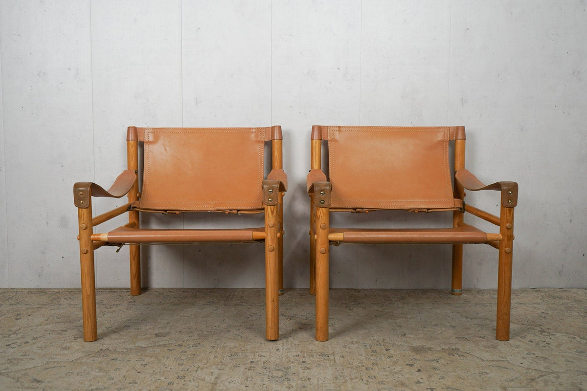 Vintage Safari Sirocco Chair by Arne Norell brown