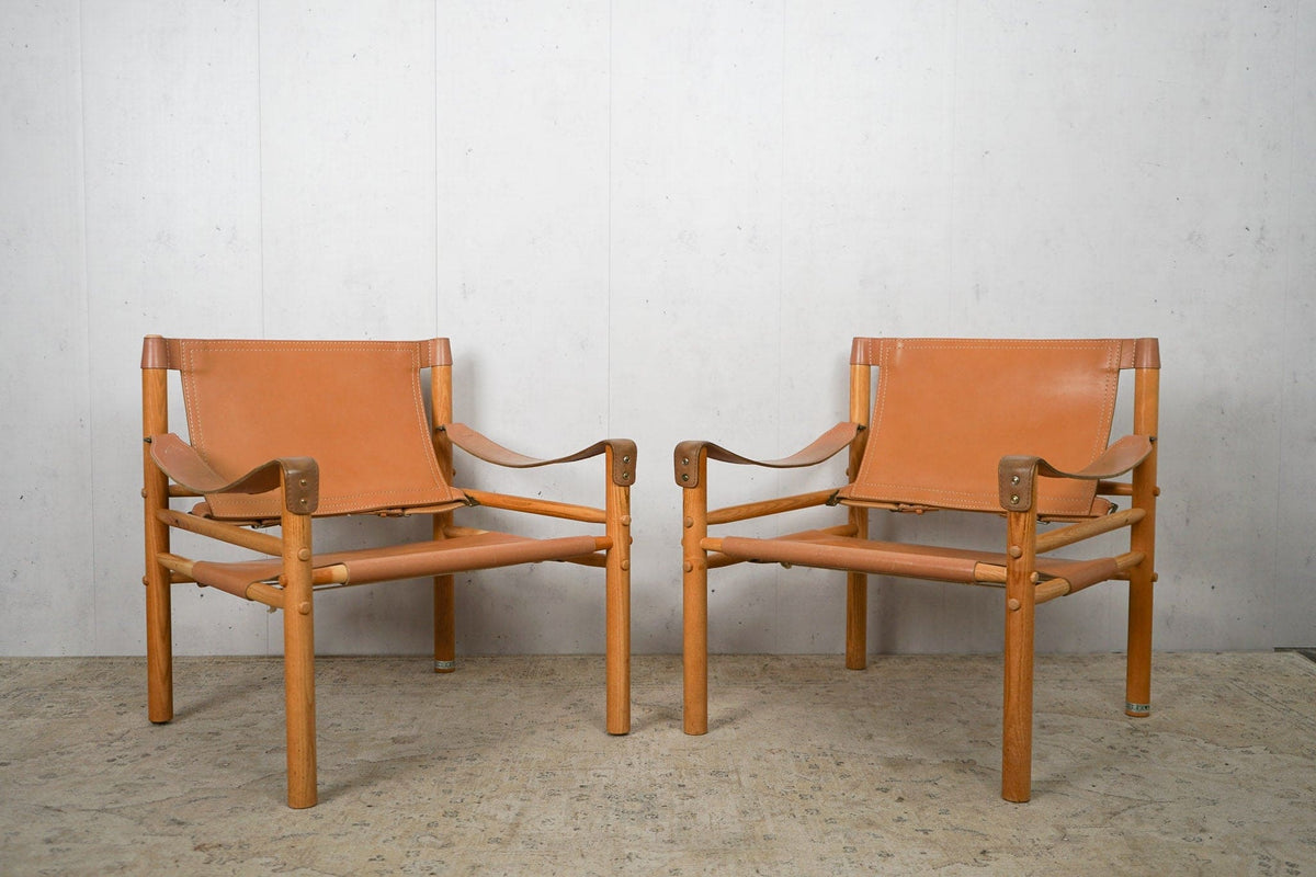Vintage Safari Sirocco Chair by Arne Norell brown