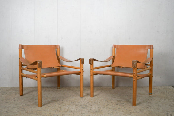 Vintage Safari Sirocco Chair by Arne Norell brown
