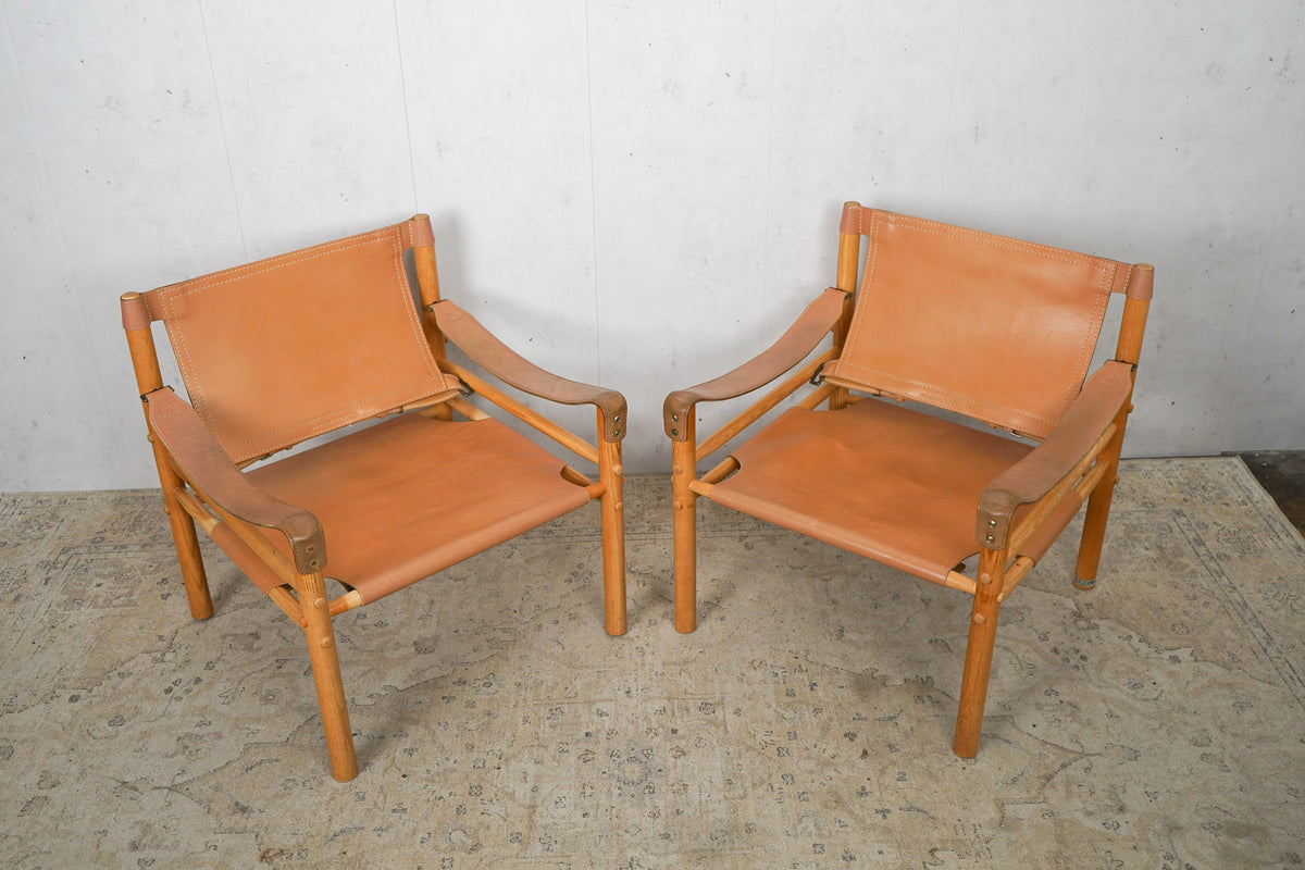 Vintage Safari Sirocco Chair by Arne Norell brown