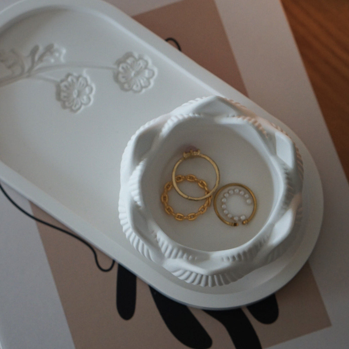 Handmade designer jewelry bowl by Inuti