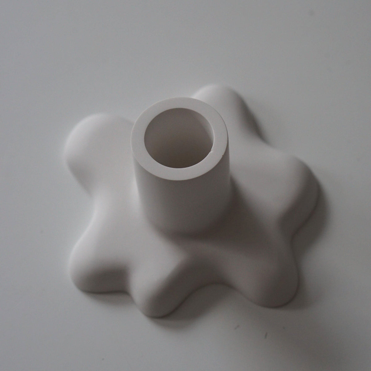 Vintage candle holder Klecks handmade by Inuti
