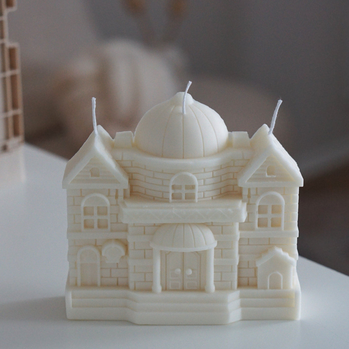 Vintage Handmade Candle Castle