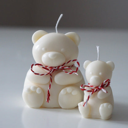 Handmade candle teddy