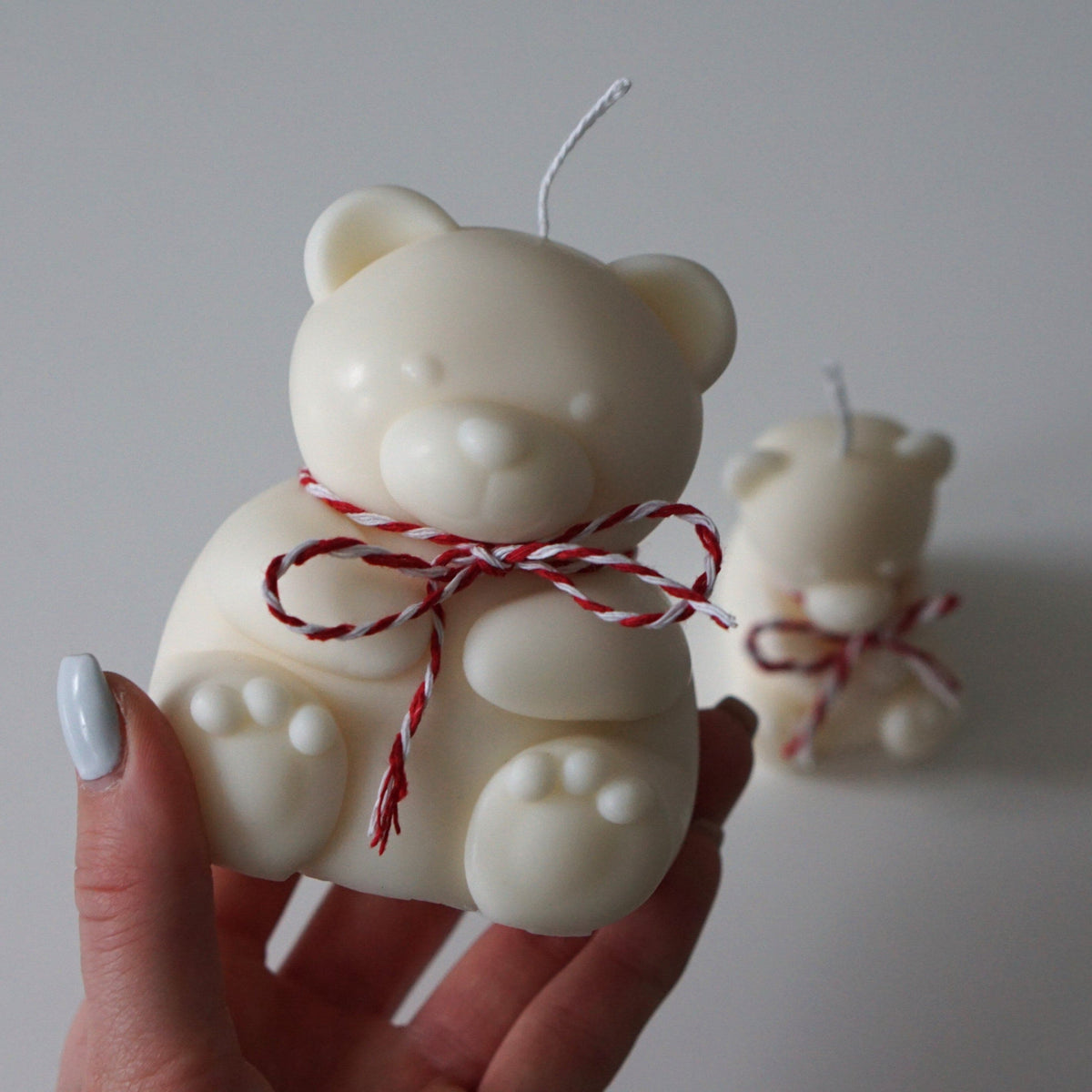 Handmade candle teddy