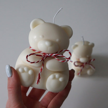 Handmade candle teddy