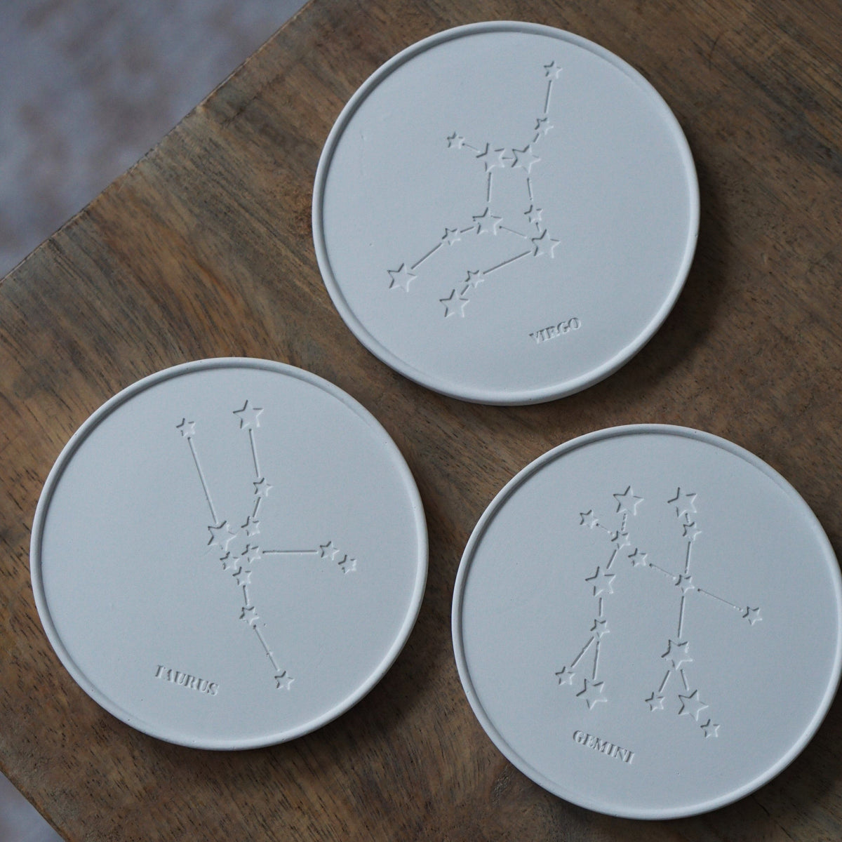 Handmade coaster Zodiac sign by Inuti