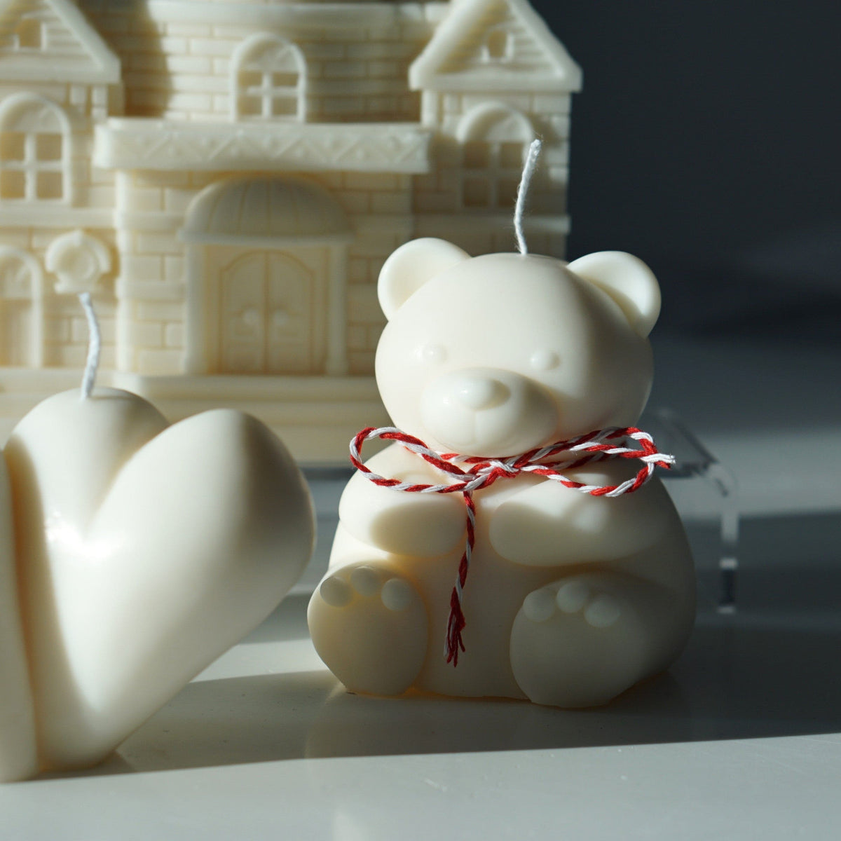 Handmade candle teddy