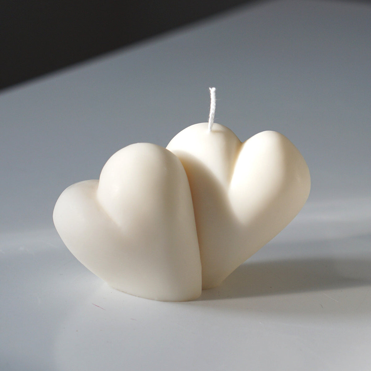 Neu Handgefertigte Design-Kerze Herz 8cm