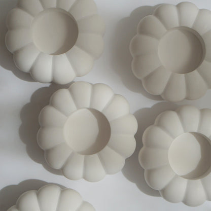 Handmade pumpkin tealight holder