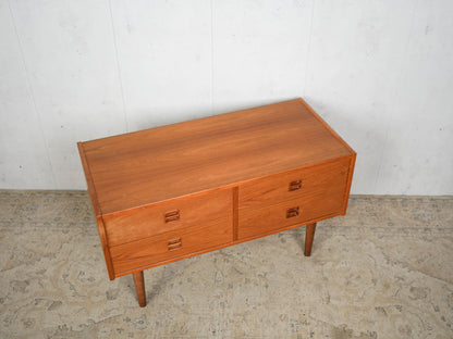 Commode Vintage Teck Danois Années 60 Mid Century Vintage Marron