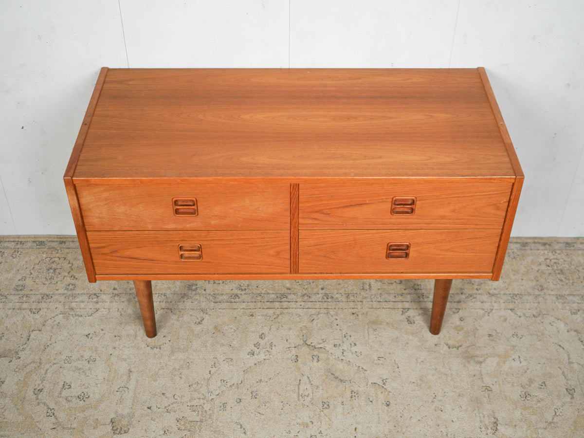 Commode Vintage Teck Danois Années 60 Mid Century Vintage Marron