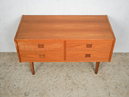 Commode Vintage Teck Danois Années 60 Mid Century Vintage Marron