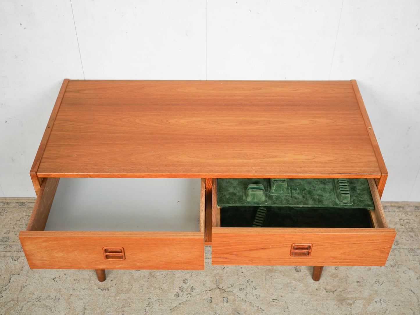 Commode Vintage Teck Danois Années 60 Mid Century Vintage Marron