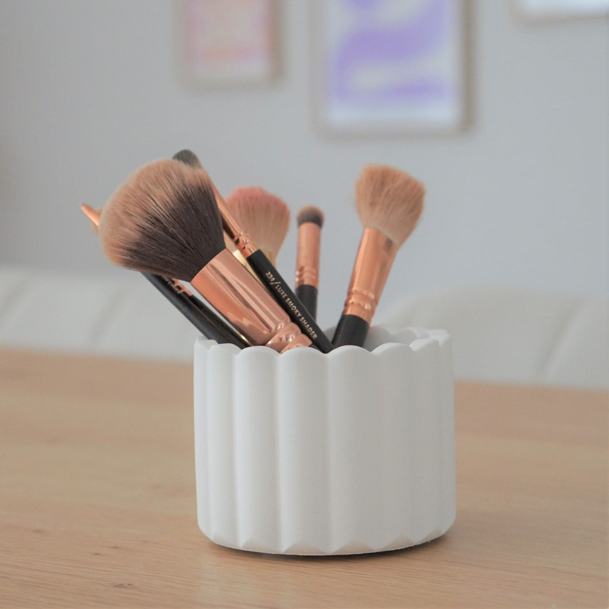 Handmade brush holder Keraflott new