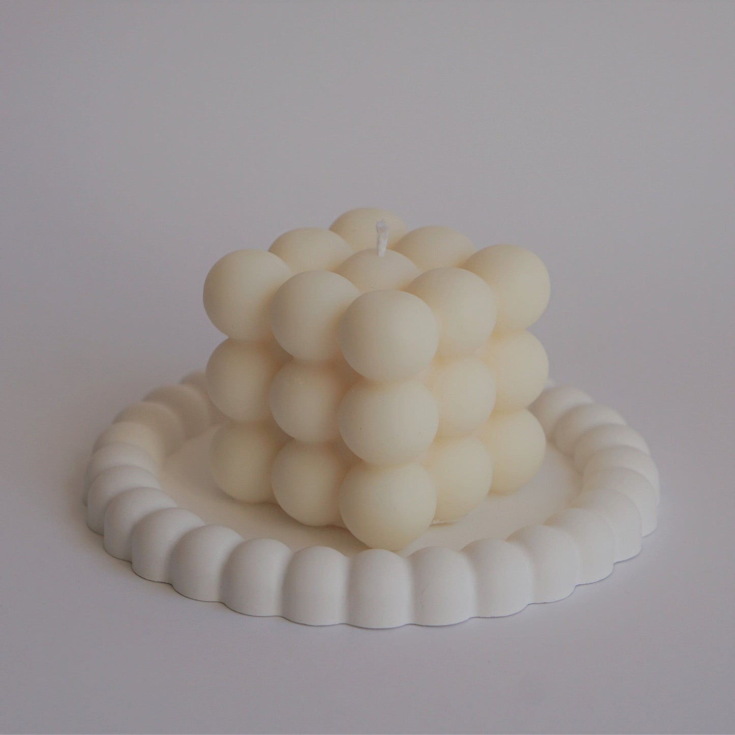 Bougie Bubble au design artisanal neuf