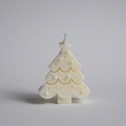 Handgefertigte Design-Kerze Tannenbaum klein