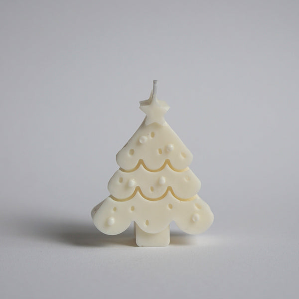 Handgefertigte Design-Kerze Tannenbaum klein