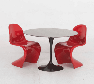 Vintage Tulip Table Marble by Eero Saarinen for Knoll International