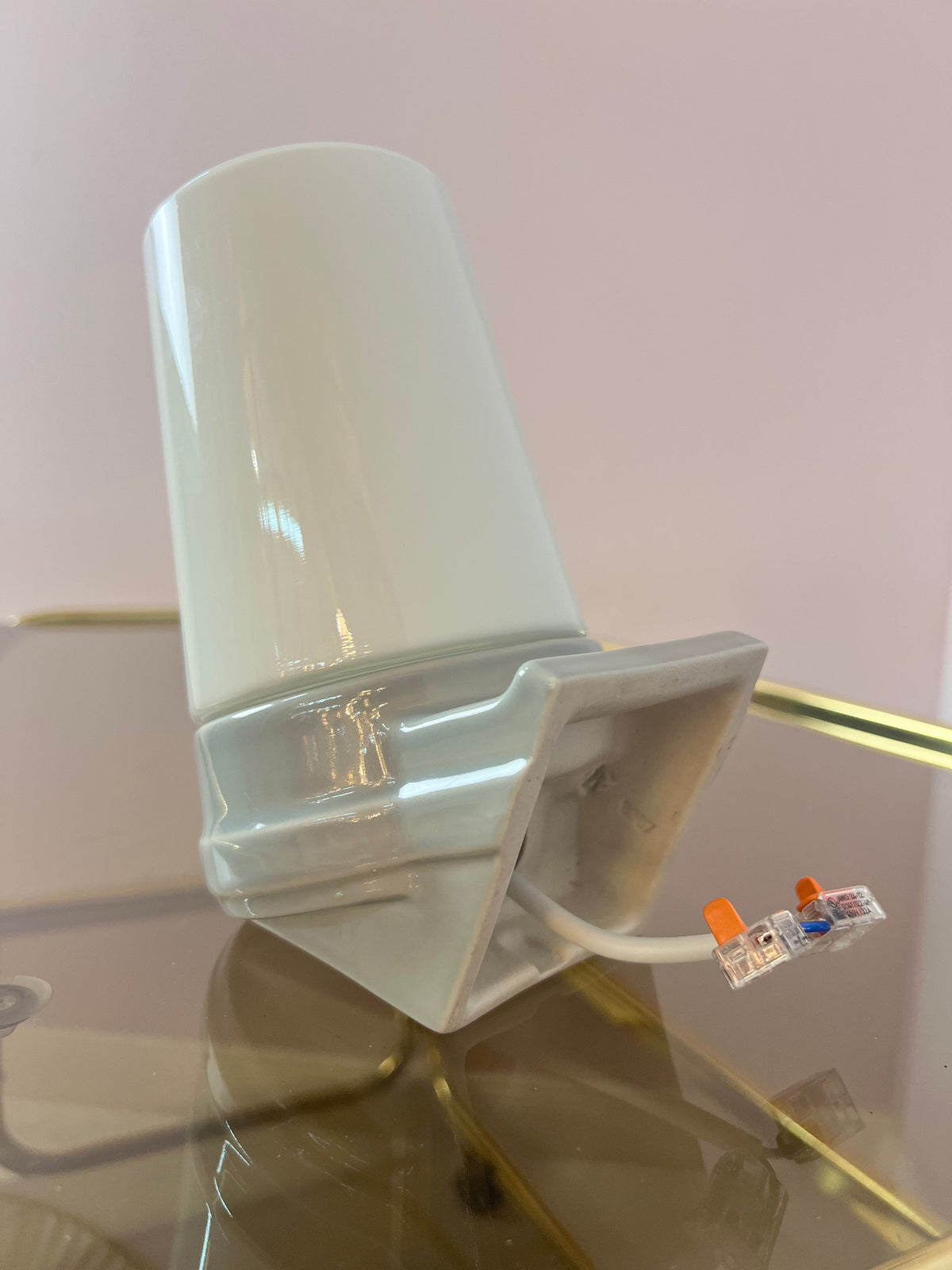 Wandlampe hellgrau von Sigvard Bernadotte für Ifö