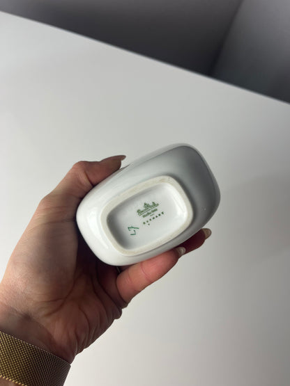 Vintage Vase Mini Vase von Rosenthal Studio Line weiß silber