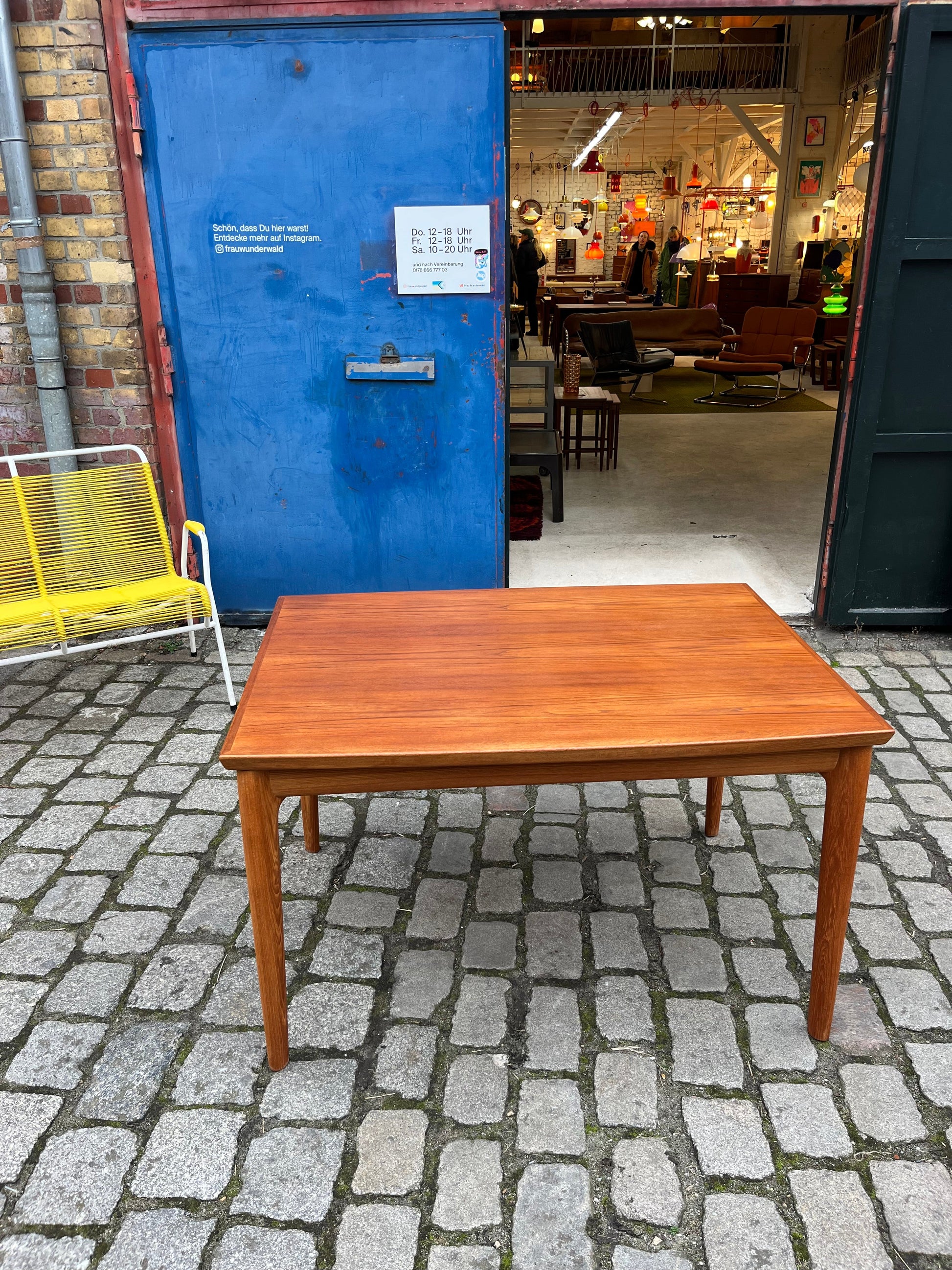 Vintage Esstisch ausziehbar von Grete Jalk für Glostrup Møbelfabrik