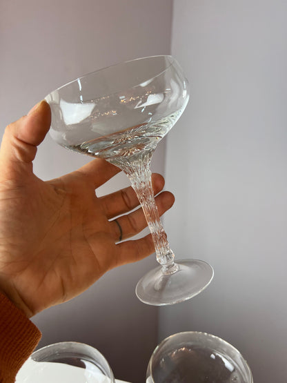 Vintage Weinglas Split von Pavel Hlava für Rosenthal Studio Linie Set von 4