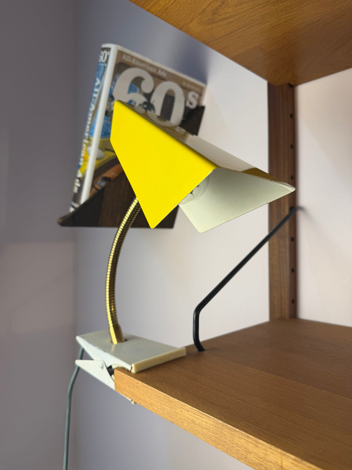 Klemmlampe gelb gold von HOSO (Hoffmeister und Sohn)