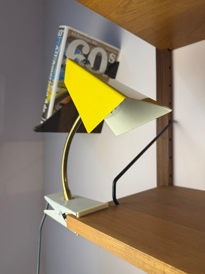 Klemmlampe gelb gold von HOSO (Hoffmeister und Sohn)