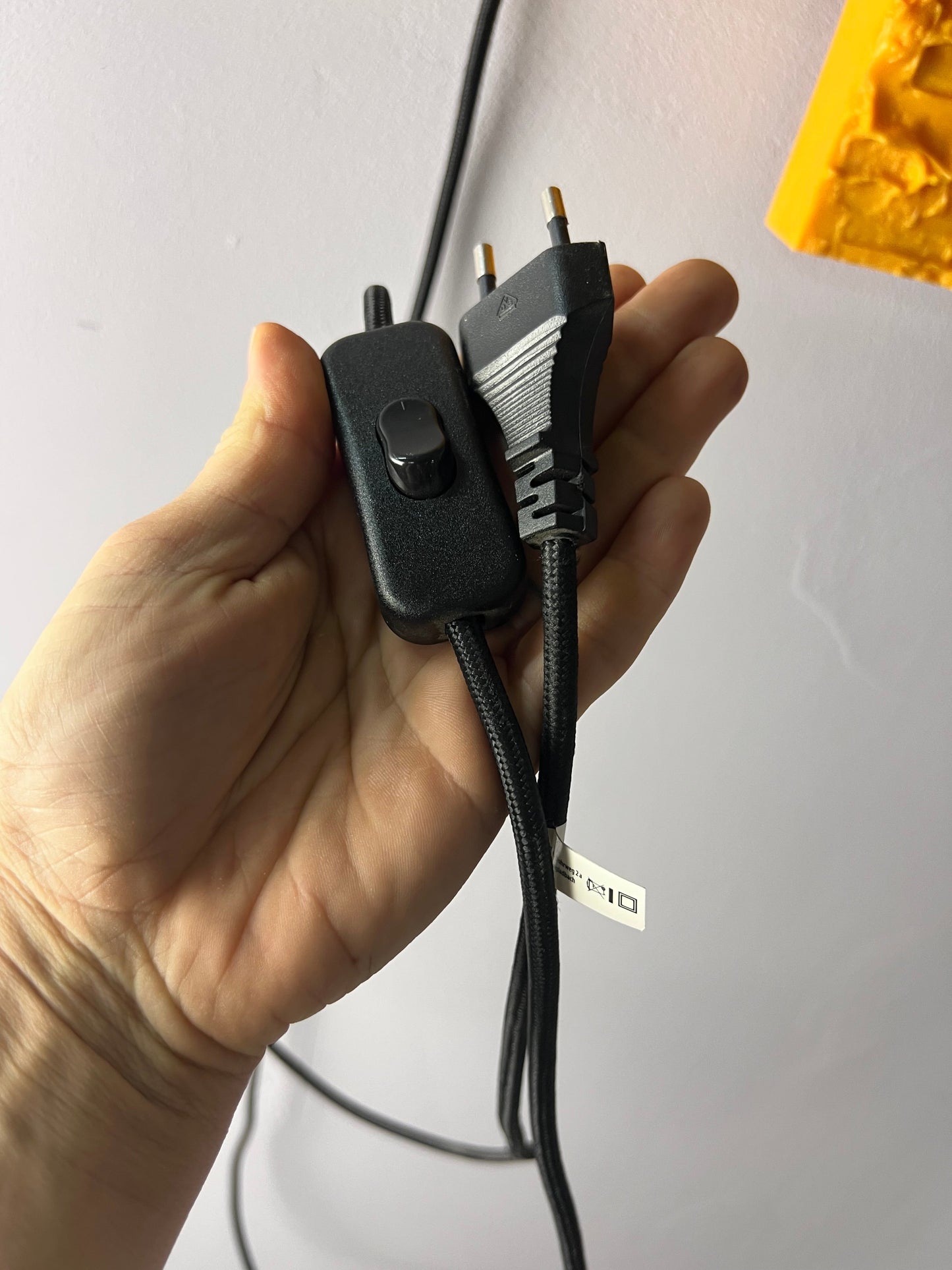 Applique vintage jaune par Uwe Mersch