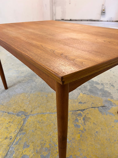 Vintage Esstisch ausziehbar Teak aus Dänemark