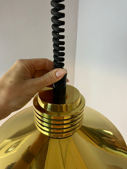 Hängelampe Messing höhenverstellbar