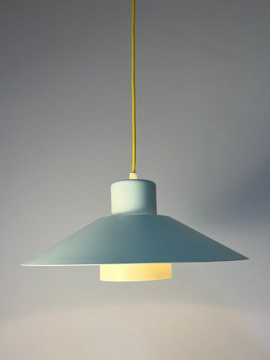 Vintage Lamellenlampe weiß von Lyskær Belysning