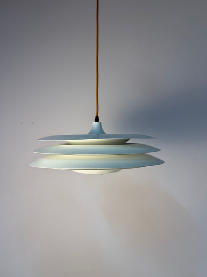 Vintage Lamellenlampe "Typ 2010" von Vitrika, weiß